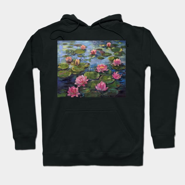 Water lilies Hoodie by Irina_Reznikova